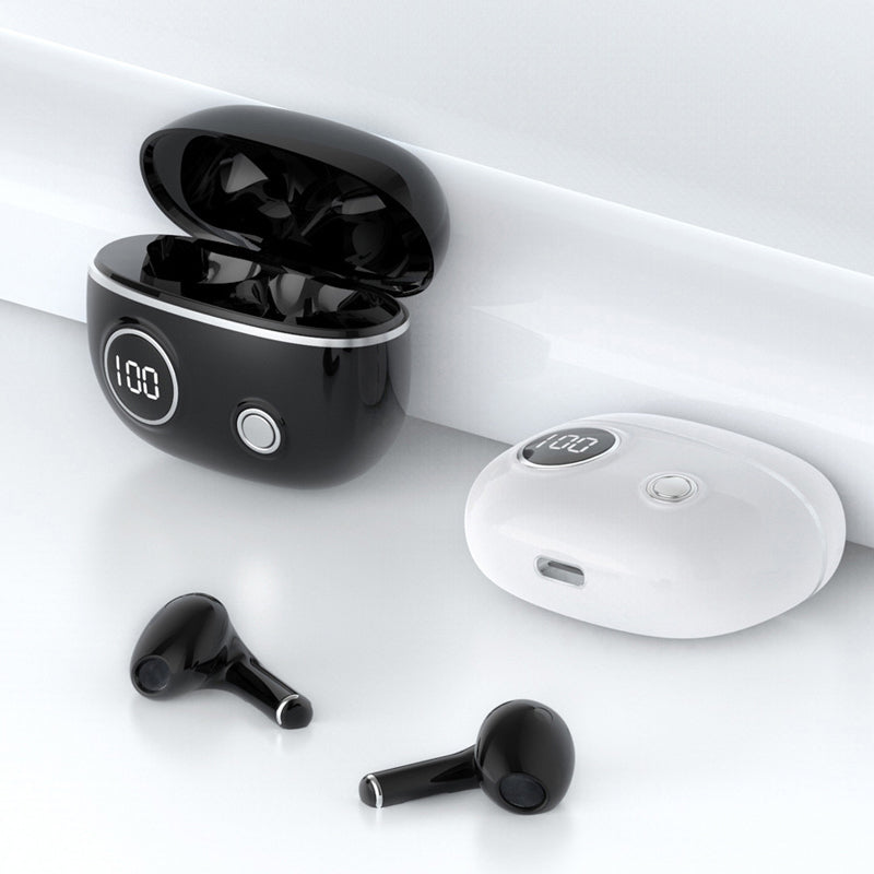 Intelligentes Kabelloses Bluetooth-Kopfhörer mit Digitalanzeige