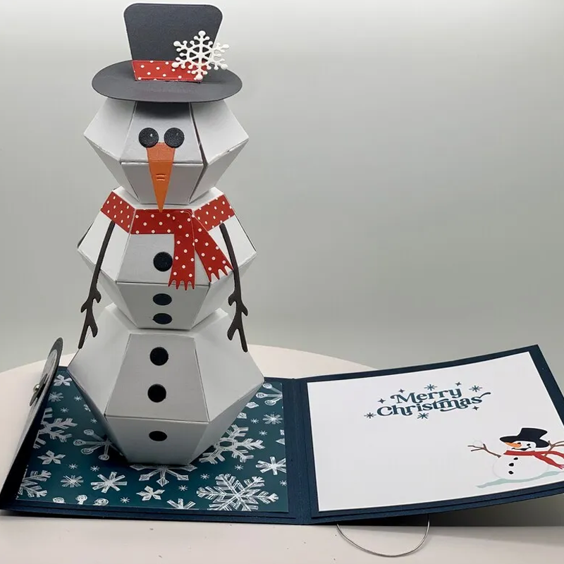 3D-Pop-Up-Weihnachtskarte