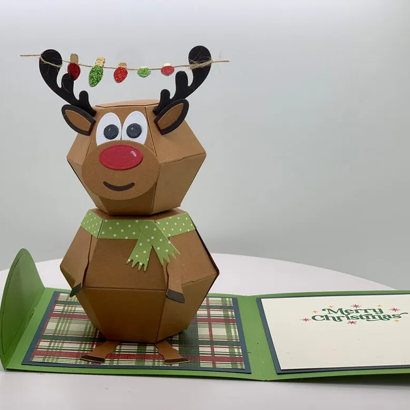 3D-Pop-Up-Weihnachtskarte