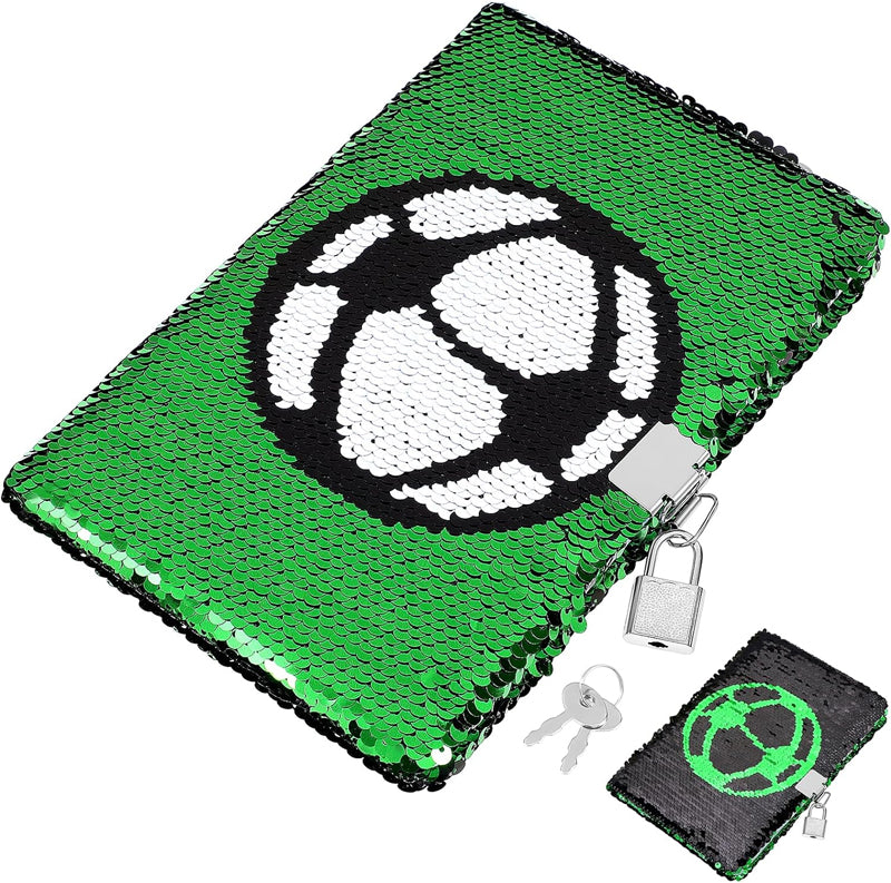 Fußball-Pailletten-Tagebuch, Notizbuch