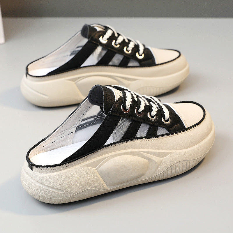 Lässige atmungsaktive Plateau-Sandalen für Damen