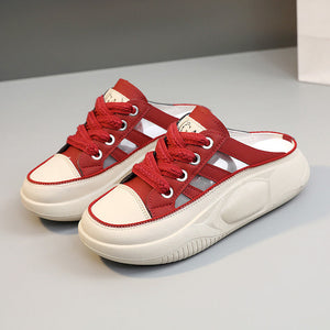 Lässige atmungsaktive Plateau-Sandalen für Damen