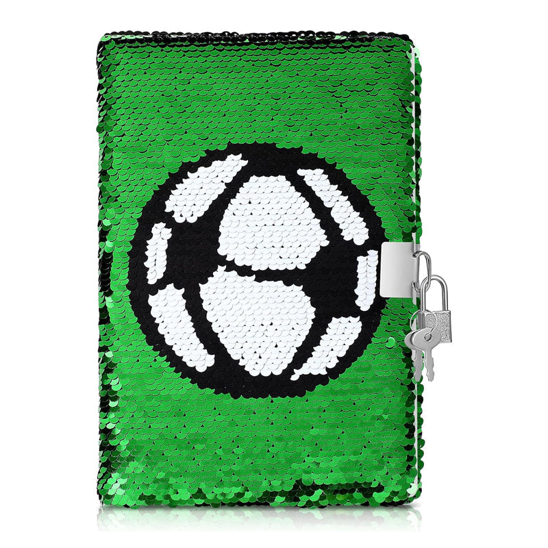 Fußball-Pailletten-Tagebuch, Notizbuch