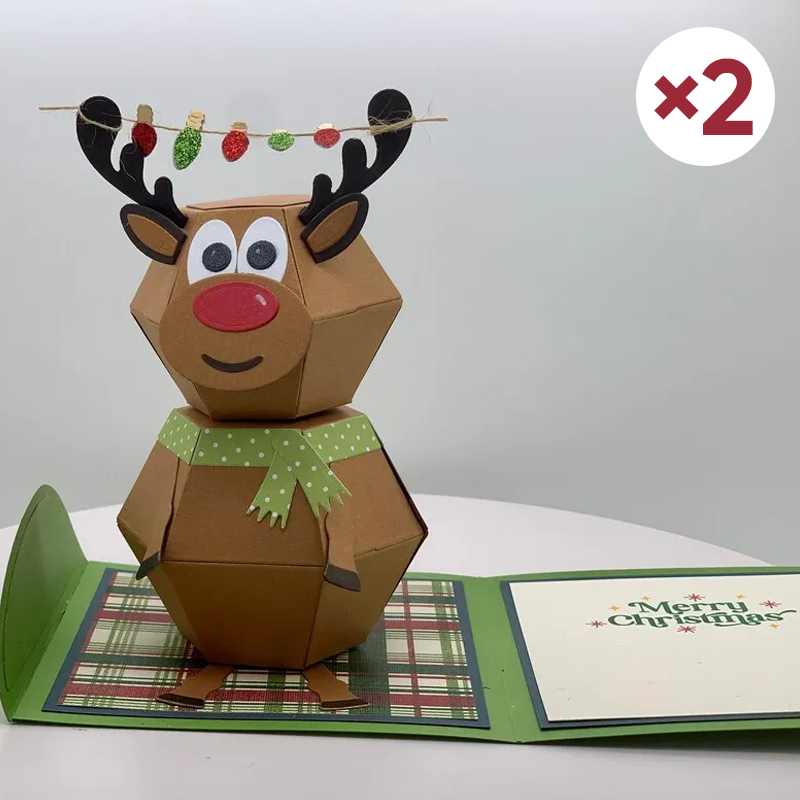 3D-Pop-Up-Weihnachtskarte