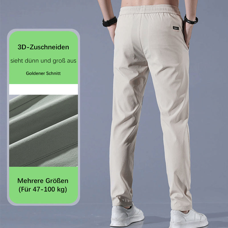 Lässige Hose aus Eisseide