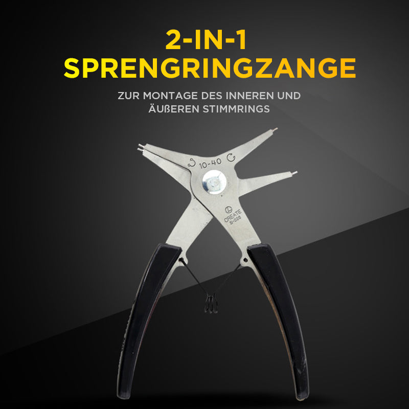 2-in-1 Sprengringzange