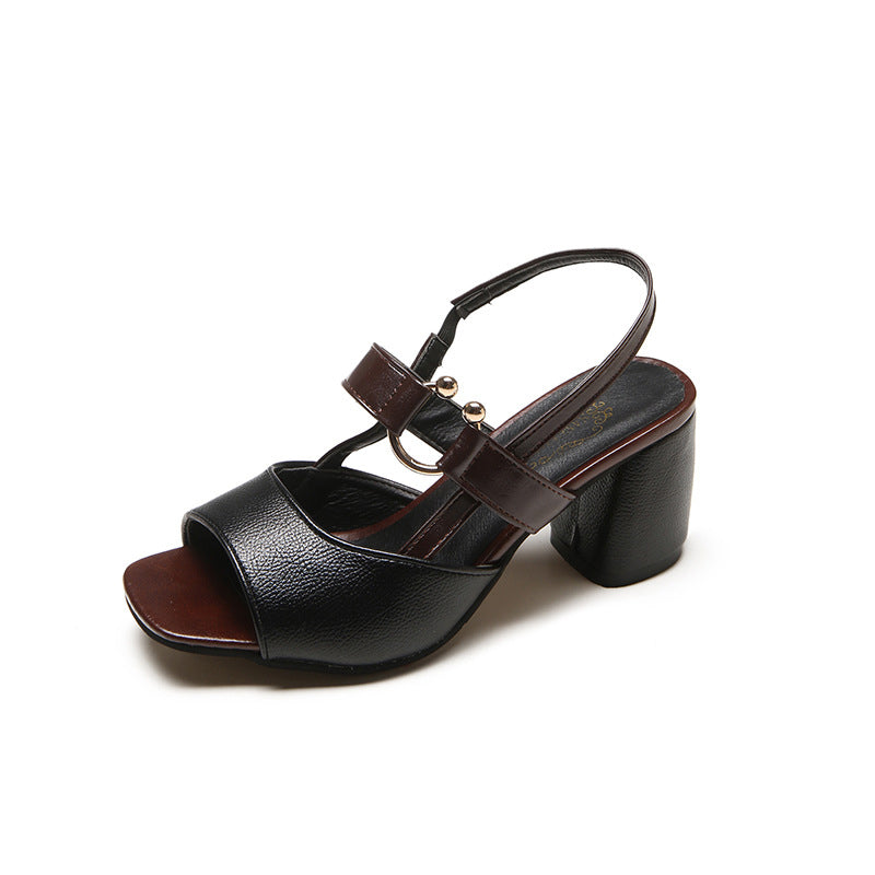 Damen Hochhackige Sandalen mit Schnalle