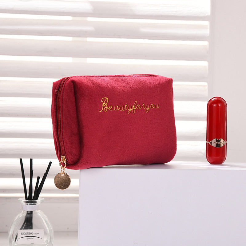 Kosmetiktasche Aus Flanell