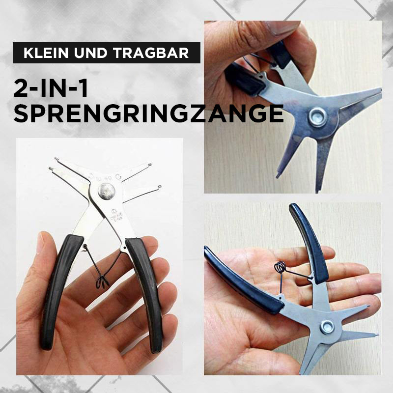 2-in-1 Sprengringzange