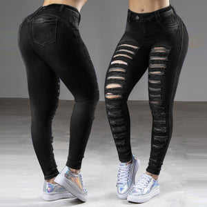 Hohe Taille Jeans Für Damen