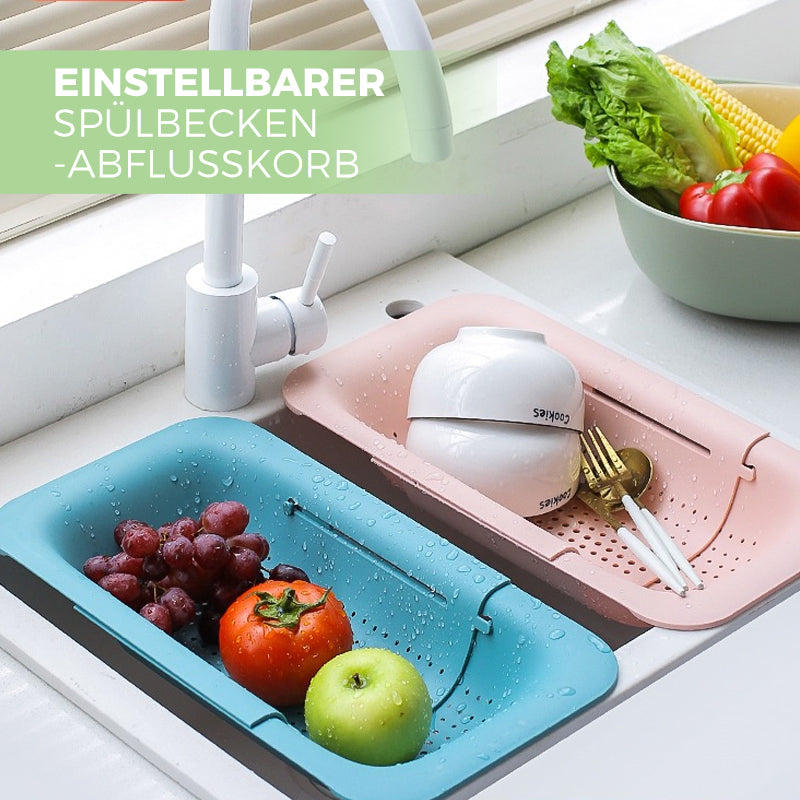 Einstellbarer Spülbecken-Abflusskorb