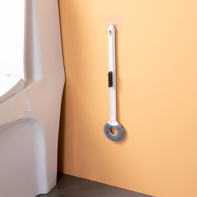 Silikon-Toilettenbürste mit langem Griff