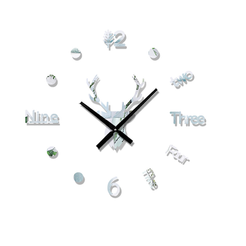Hirschkopf Wanduhr