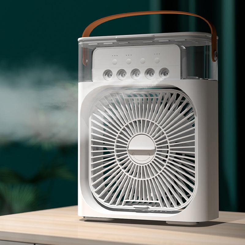 Tragbarer Klimaanlagenventilator + Luftbefeuchter