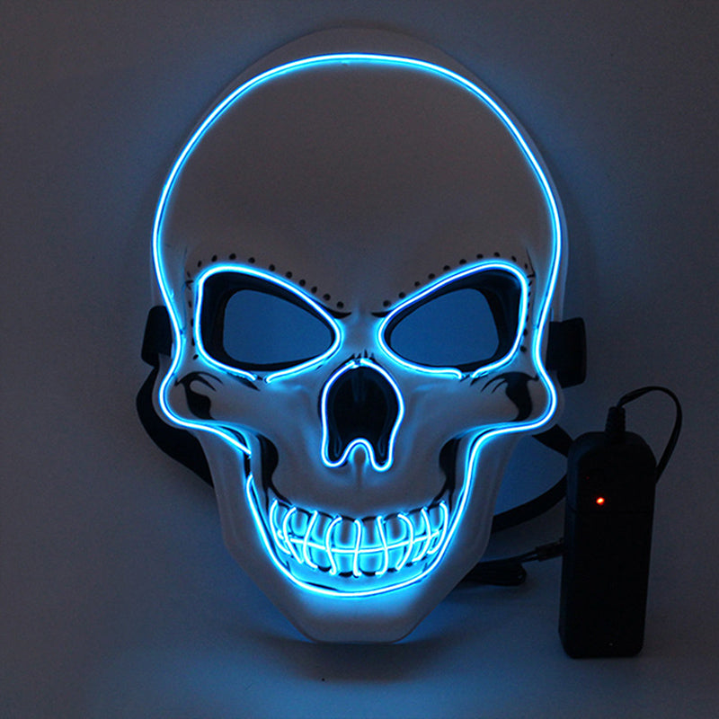 LED leuchtende Totenkopfmaske