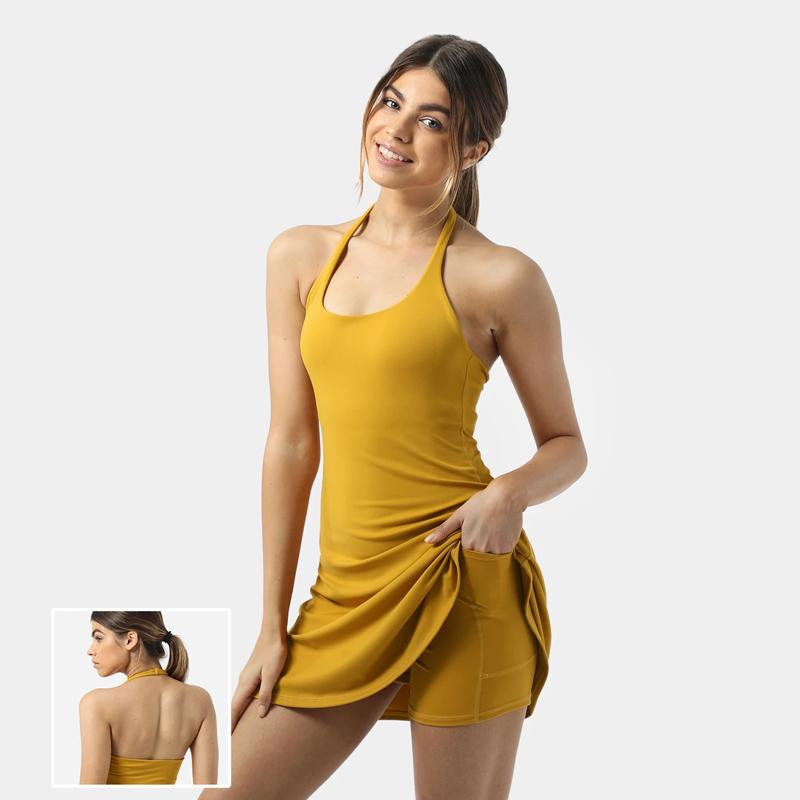 Ärmelloses Sport Tenniskleid Für Damen