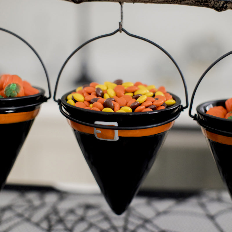 Halloween Hexe Besenständer