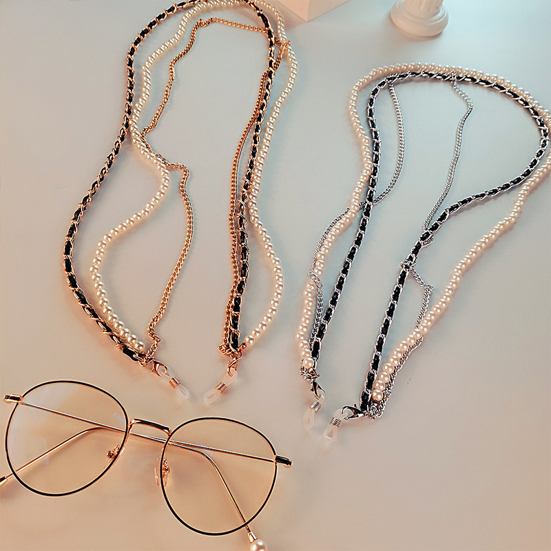 Stilvolle multifunktionale Brillenkette aus Legierung