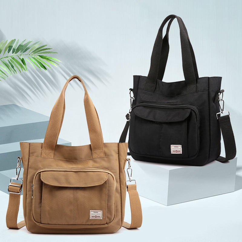 Schlichte lässige Handtasche aus Nylon