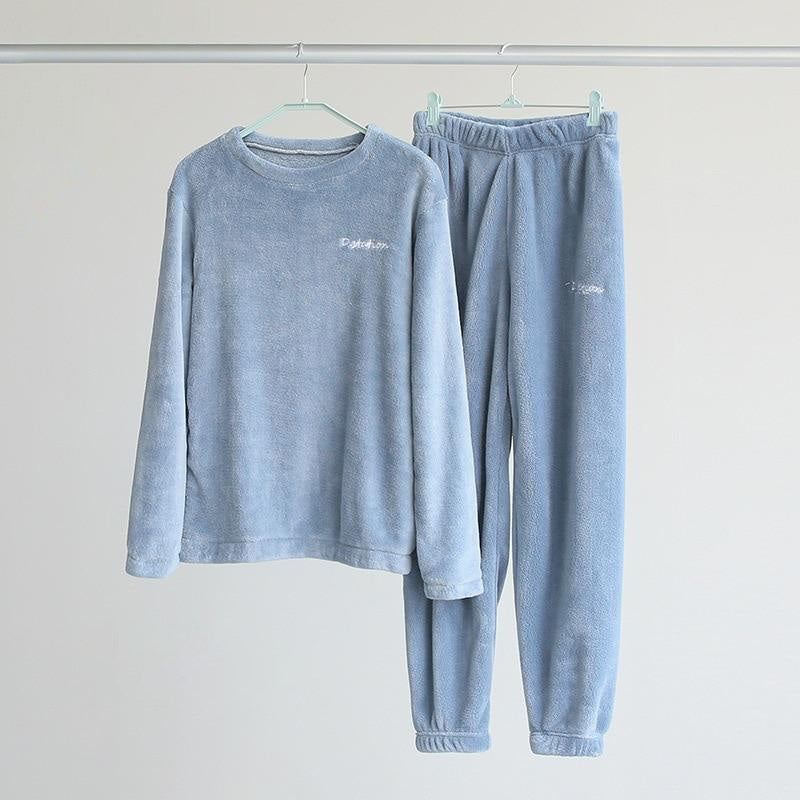 Korallenfleece Pyjama Set Für Damen