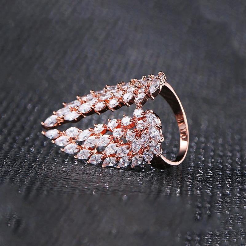 Elegante Engelsflügel Ringe für Damen