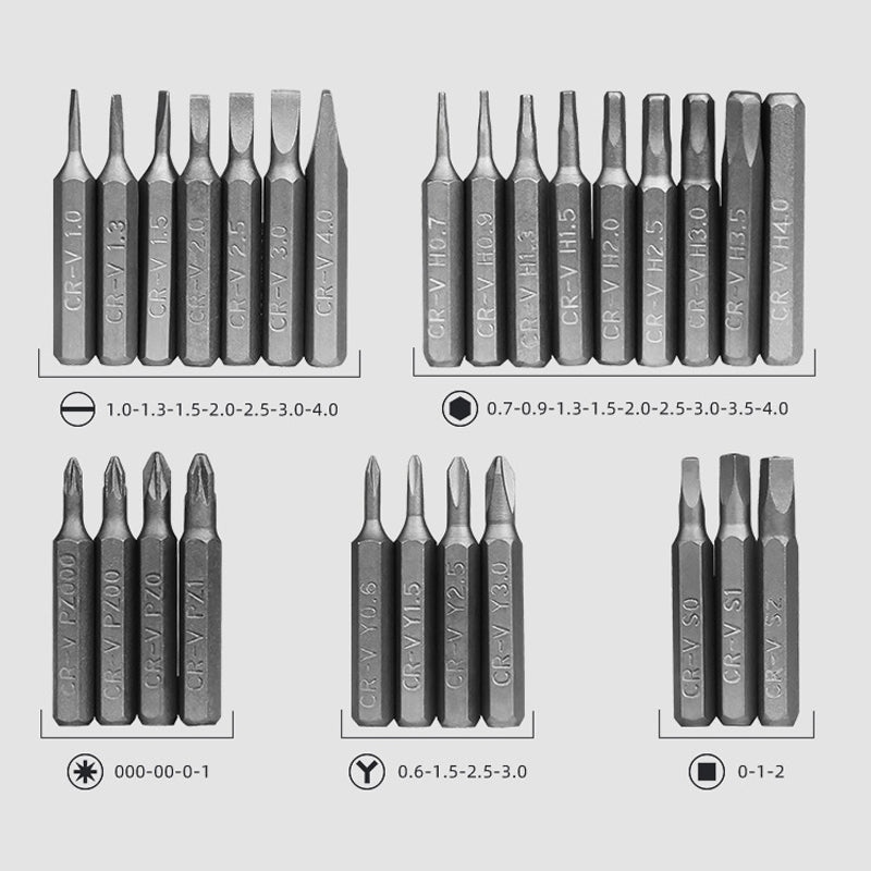 63 in 1 magnetisches Schraubendreher-Set