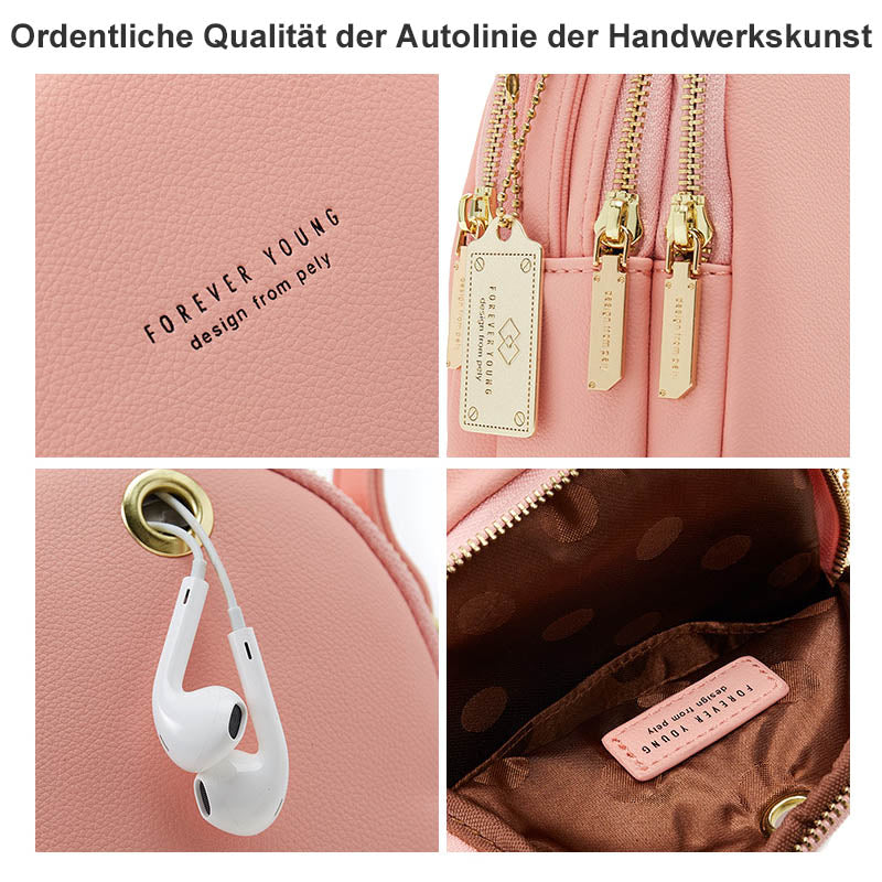 Leichte Umhängetasche mit mehreren Fächern