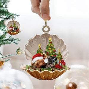 Weihnachtsdekoration Muschelanhänger aus Acryl