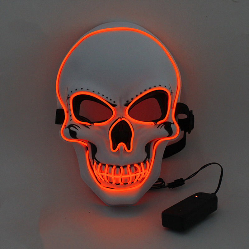 LED leuchtende Totenkopfmaske