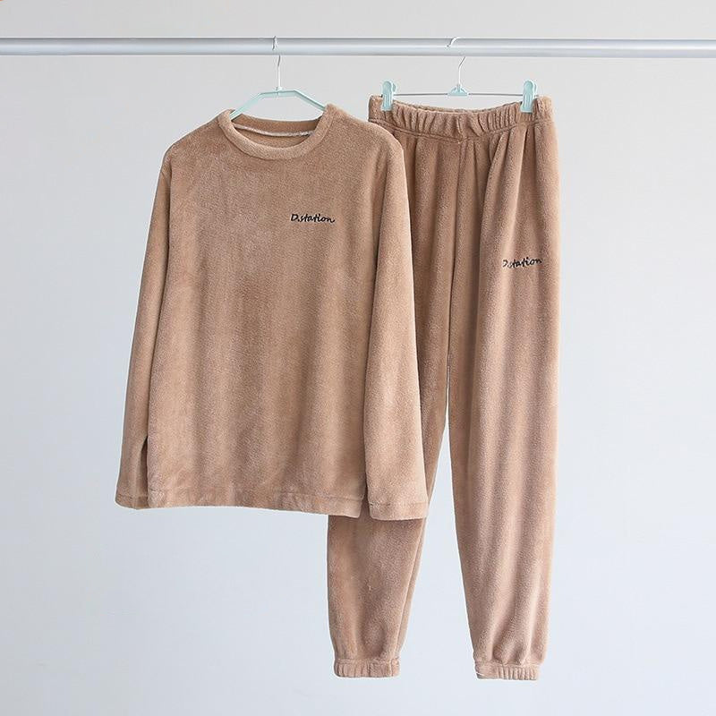 Korallenfleece Pyjama Set Für Damen
