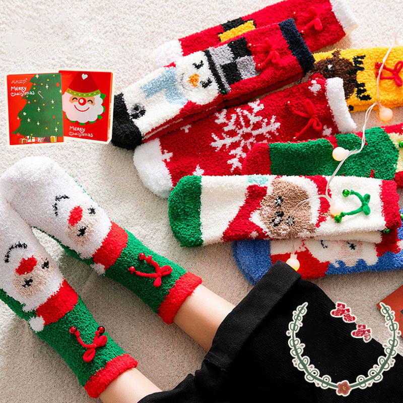 Dicke und warme Socken für Weihnachtsgeschenke