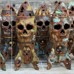 Die Totenkopfbombe - Kleiner Atomsprengkopf Dekor