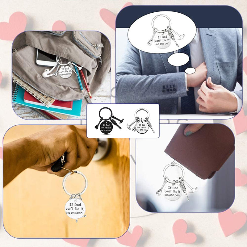 Praktischer Schlüsselbund- Vatertag Geschenk für Vater