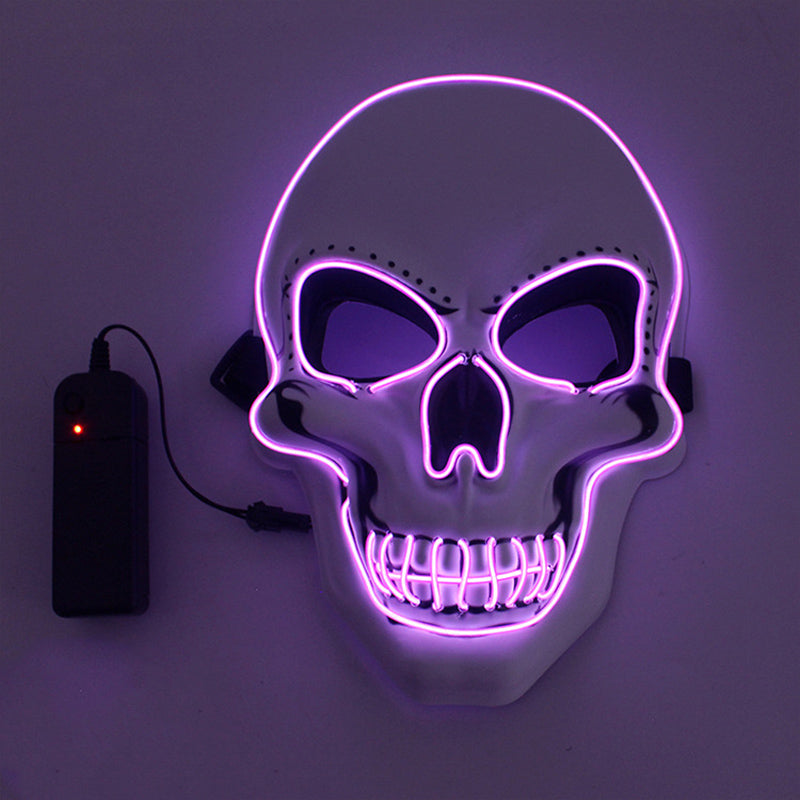 LED leuchtende Totenkopfmaske