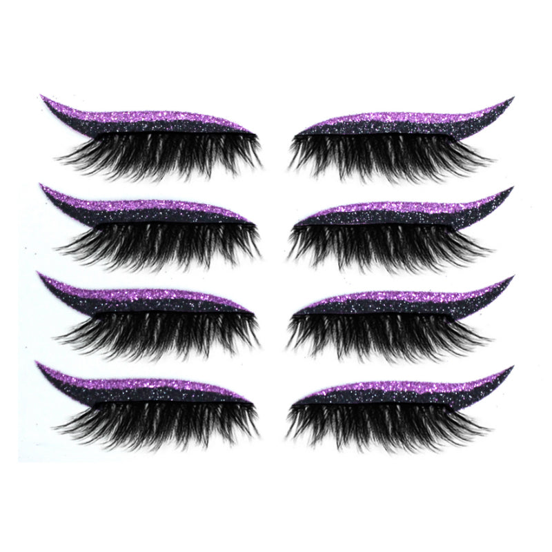 Wiederverwendbare Eyeliner und Wimpernaufkleber