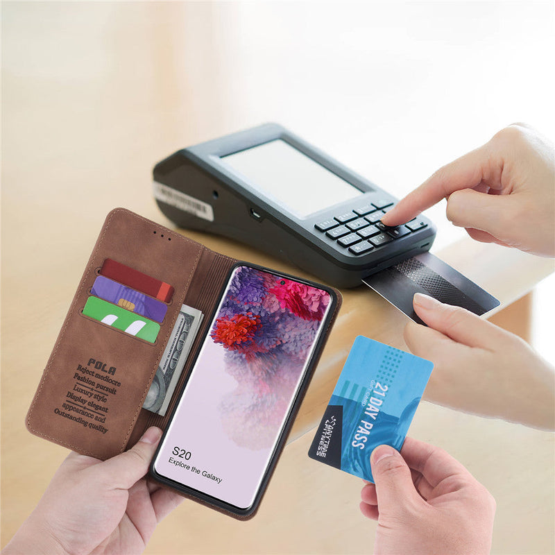 3-in-1 Handyhülle aus Leder für IPhone