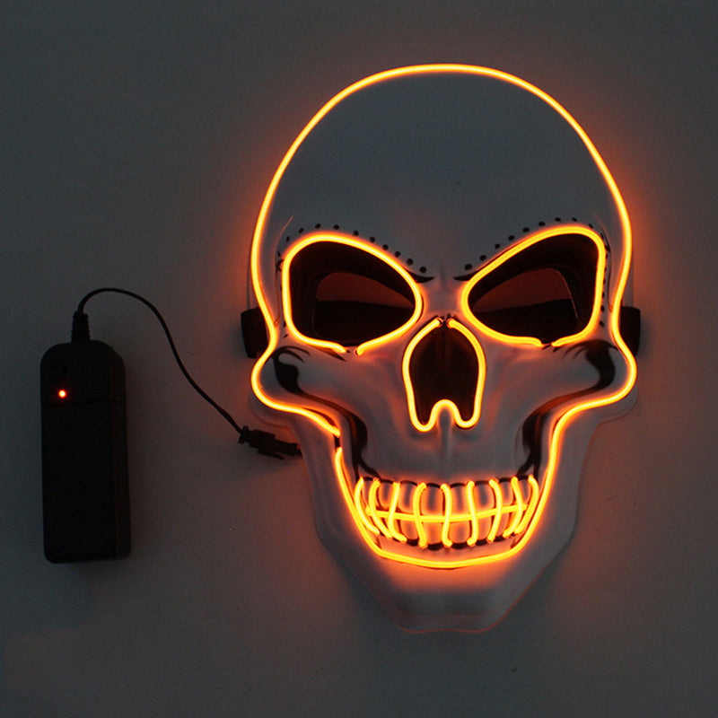 LED leuchtende Totenkopfmaske