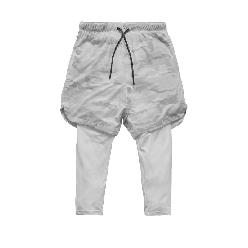 Herren Fitnessshorts - mit Elasthan Leggings