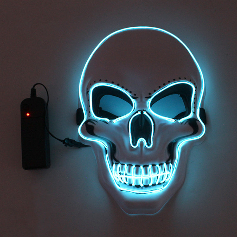 LED leuchtende Totenkopfmaske
