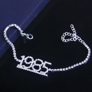 Exquisite Diamant Fußkettchen