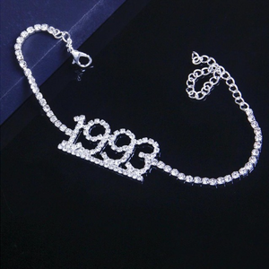 Exquisite Diamant Fußkettchen