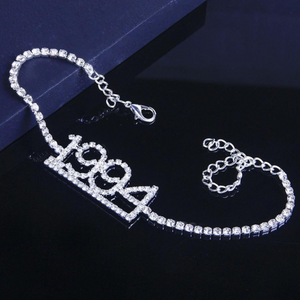 Exquisite Diamant Fußkettchen