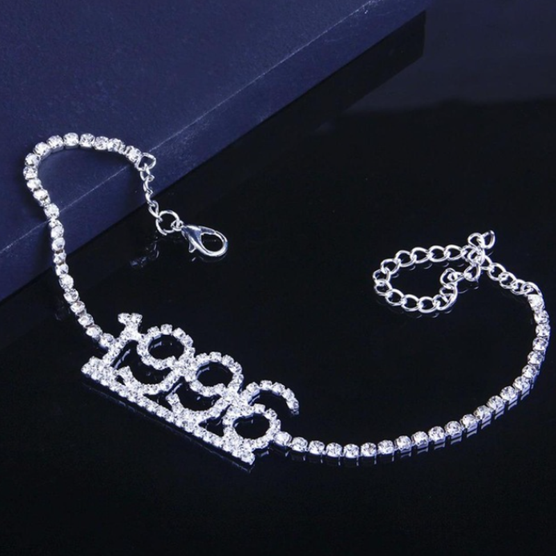 Exquisite Diamant Fußkettchen