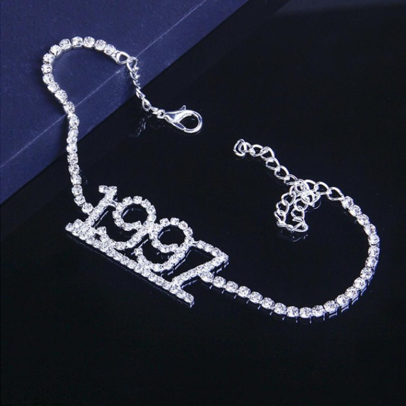 Exquisite Diamant Fußkettchen