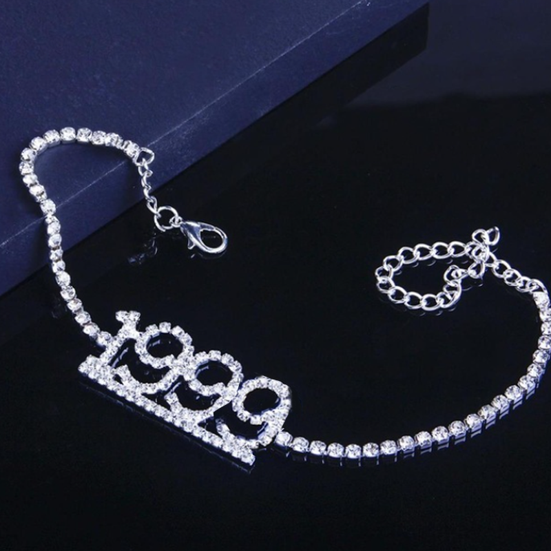 Exquisite Diamant Fußkettchen