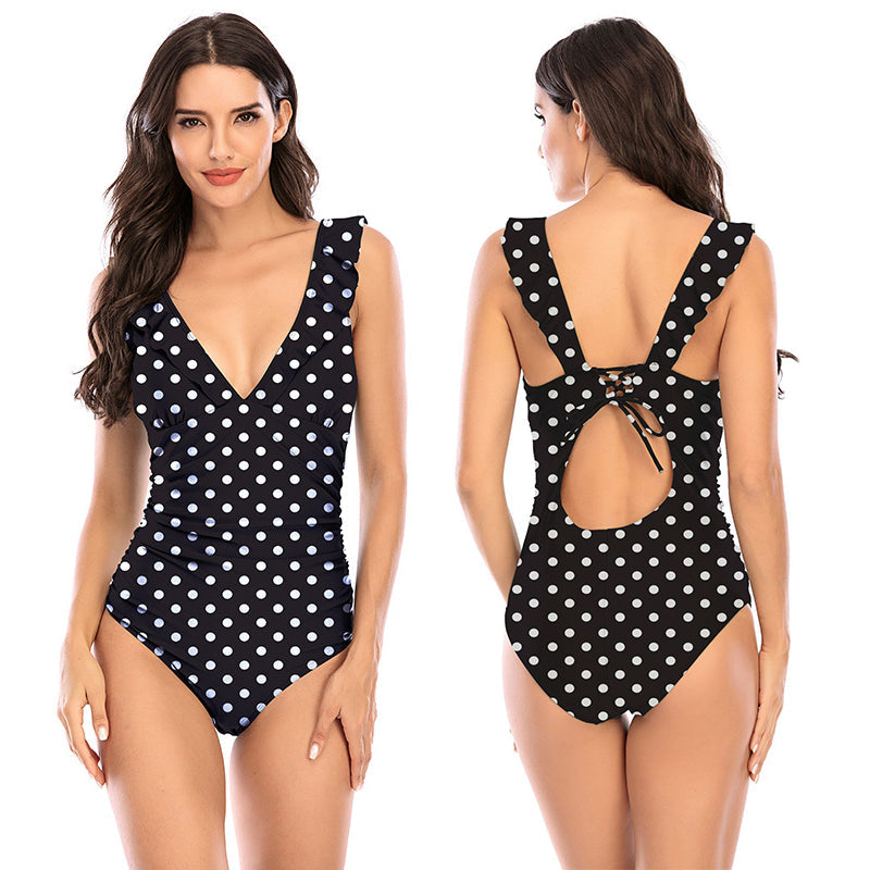 Sommer Damen Sexy einteiliger Badeanzug