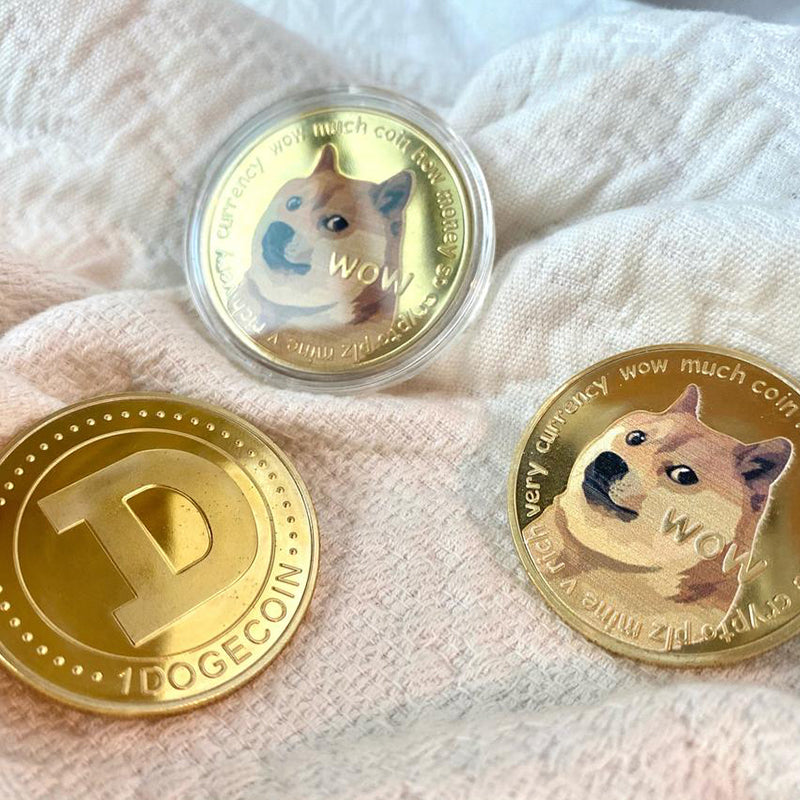 Farbdruck Dogecoin