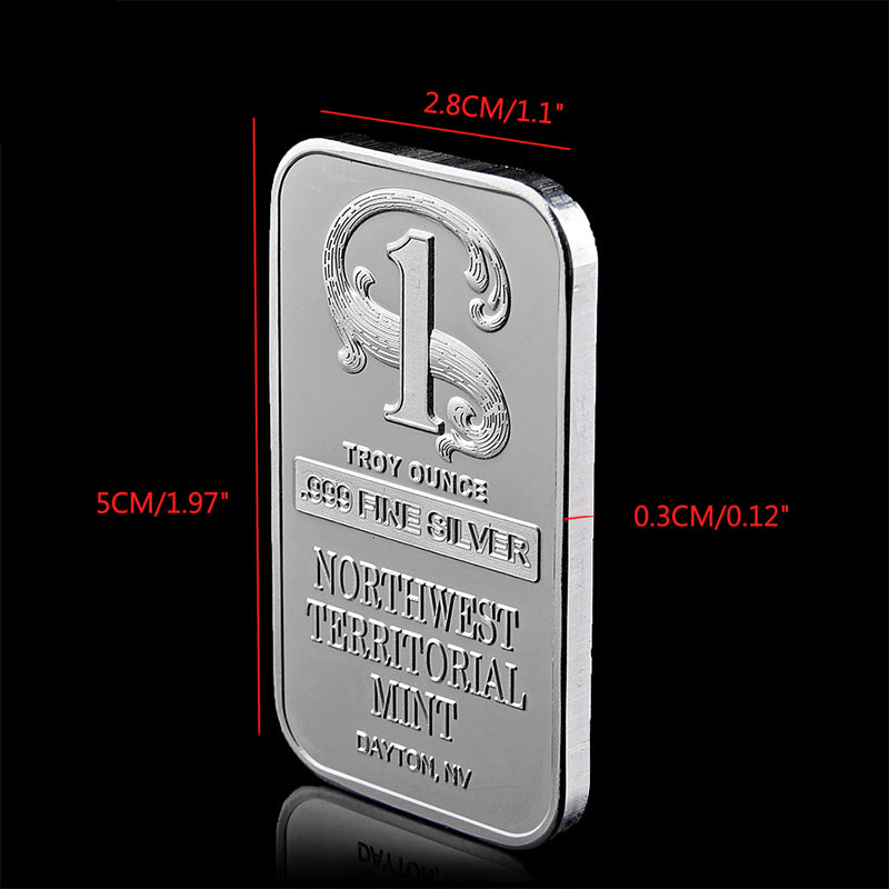 Gedenkmünze aus versilbertem Metall