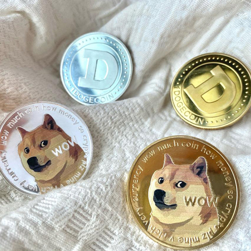 Farbdruck Dogecoin