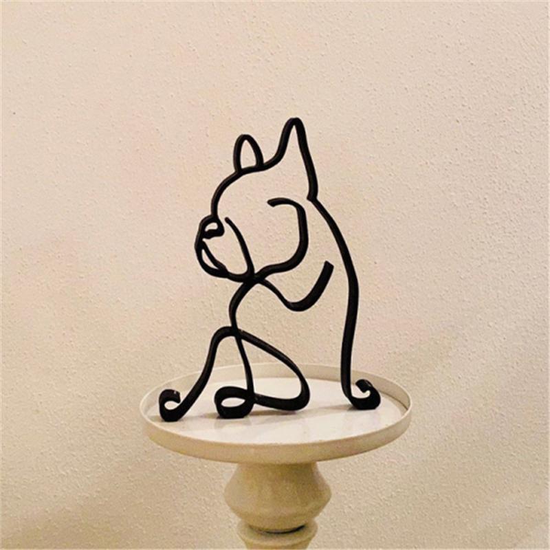 Hunde Kunstskulptur Haushalt Dekoration